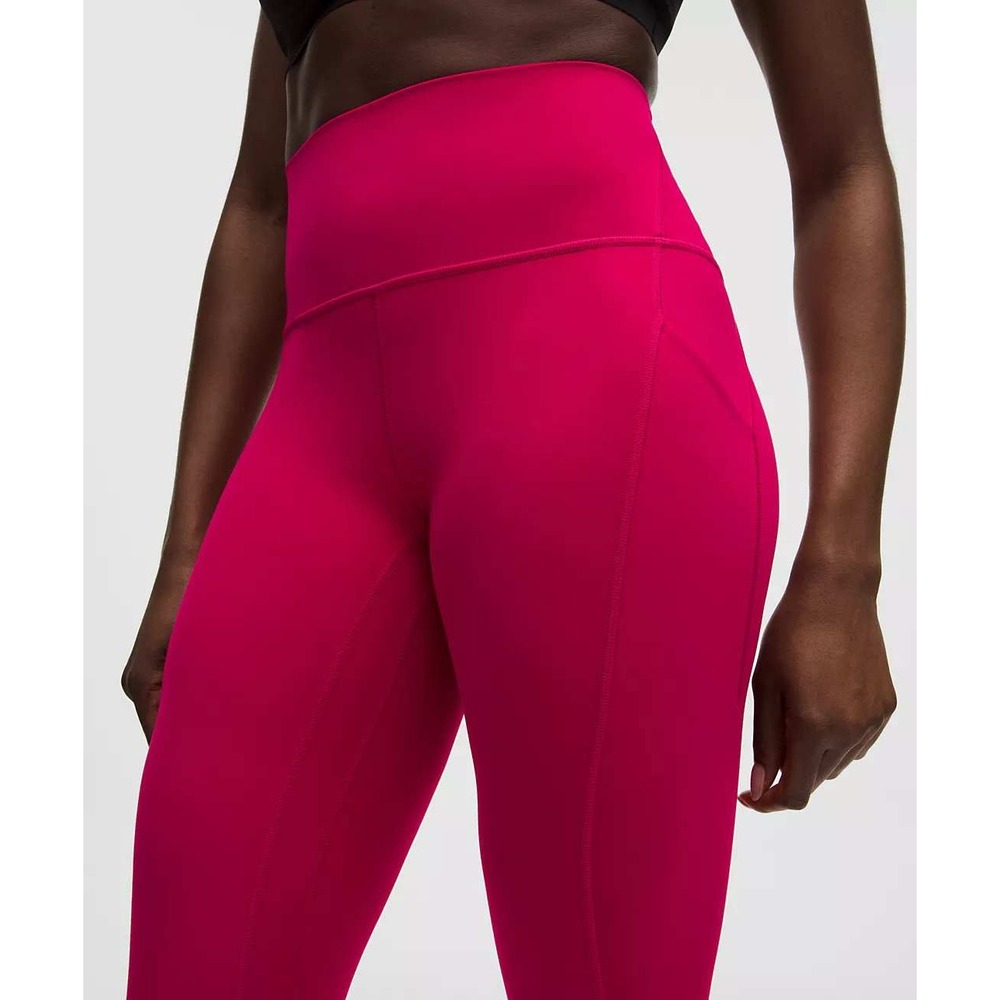 Lululemon Align HR Pant 28" With Pockets Size 10 Pink High Rise Leggings - Picture 8 of 8